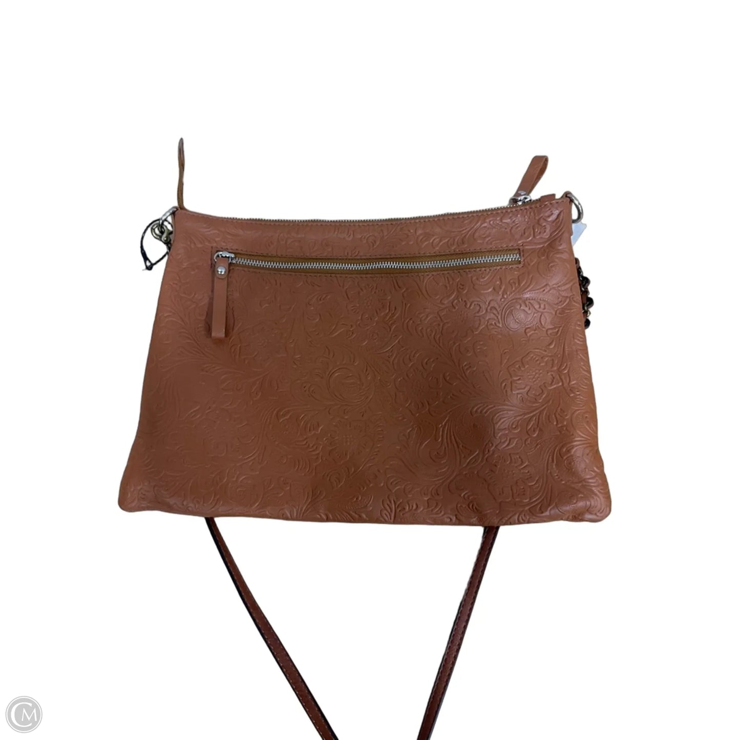 Crossbody Leather By Clothes Mentor, Size: Large