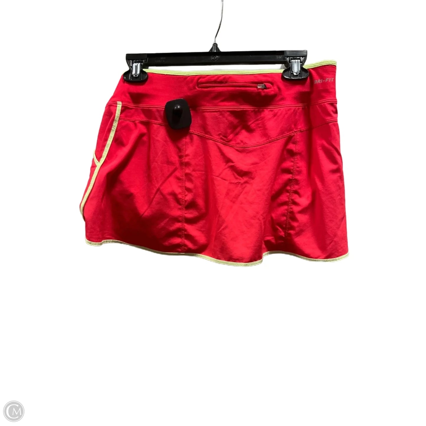 Athletic Skirt By Nike In Orange, Size: L