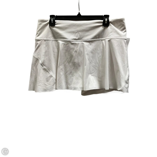 Athletic Skirt By Athleta In White, Size: Xl