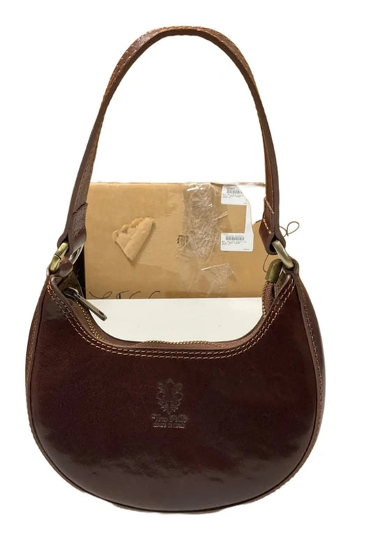 Handbag Leather By Clothes Mentor, Size: Small