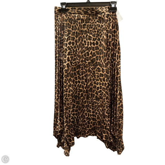 Skirt Midi By Zara In Animal Print, Size: S