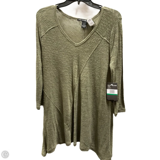 Top Long Sleeve Basic By Dkny In Green, Size: L
