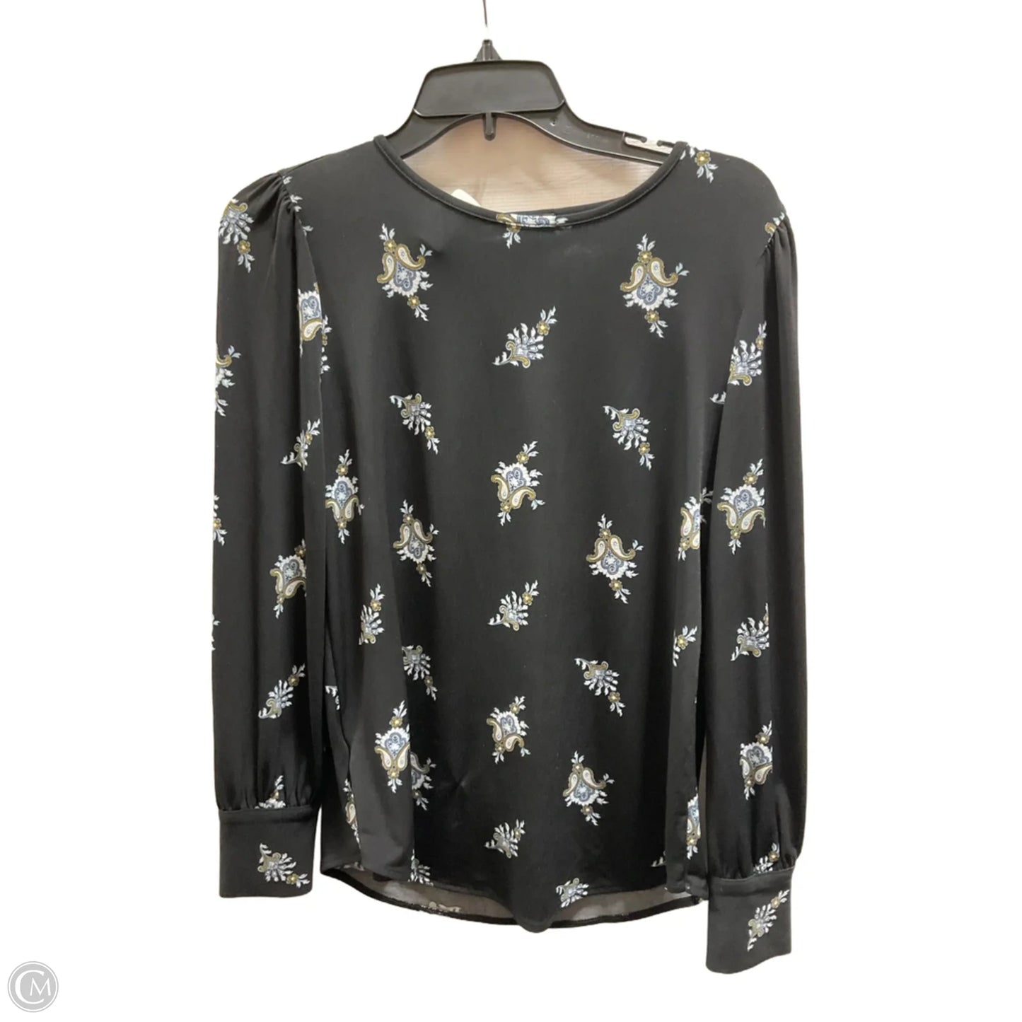 Top Long Sleeve By Ann Taylor In Black, Size: Xs