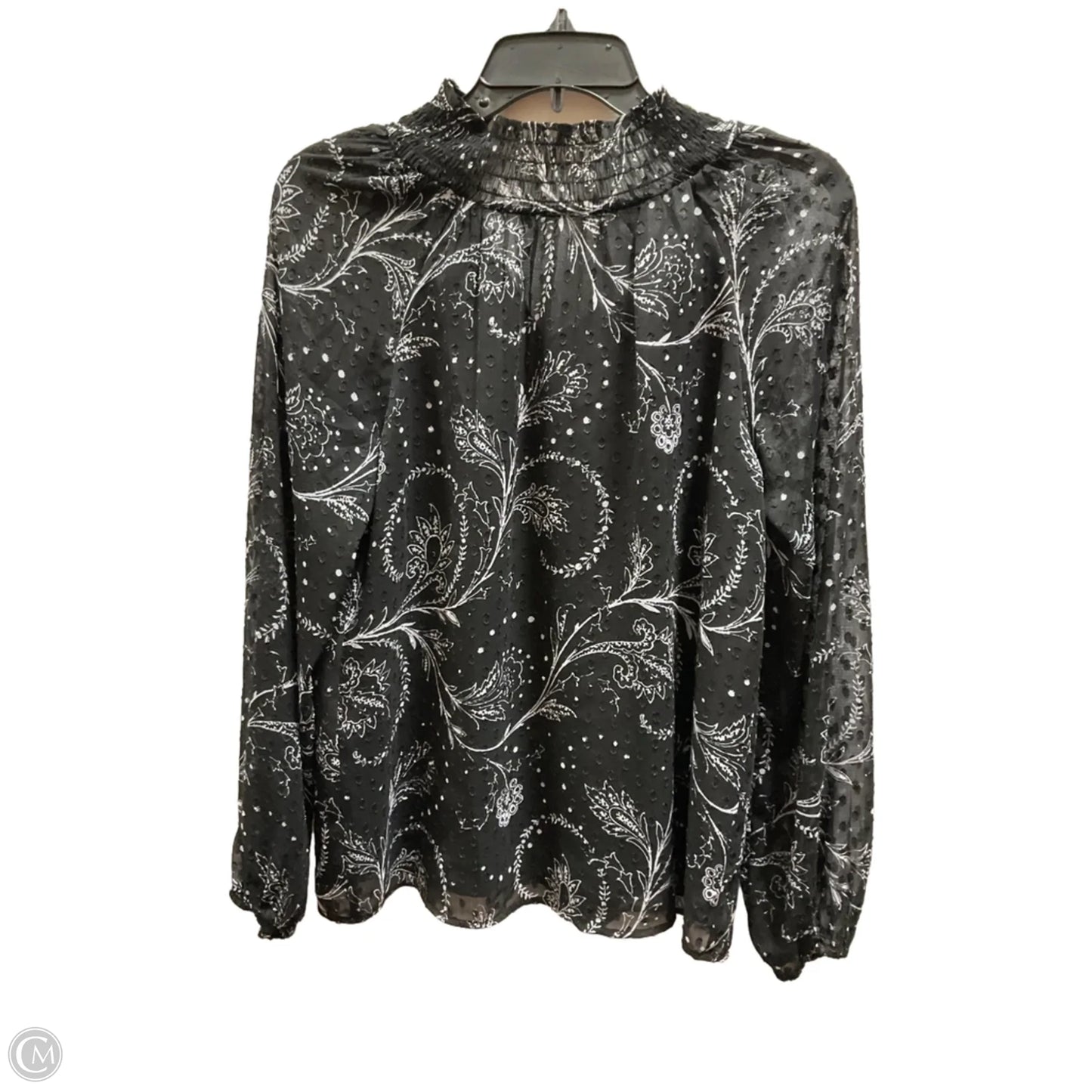 Top Long Sleeve By Ann Taylor In Black, Size: Xs