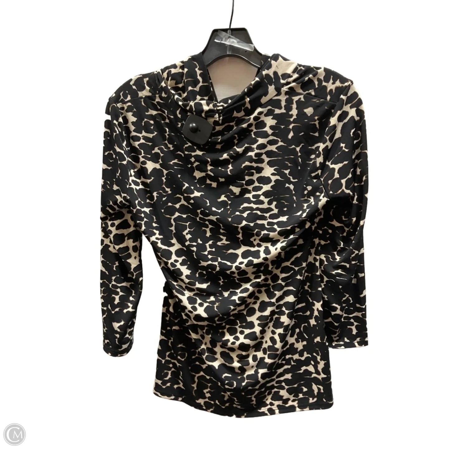 Top Long Sleeve By Premise In Animal Print, Size: S