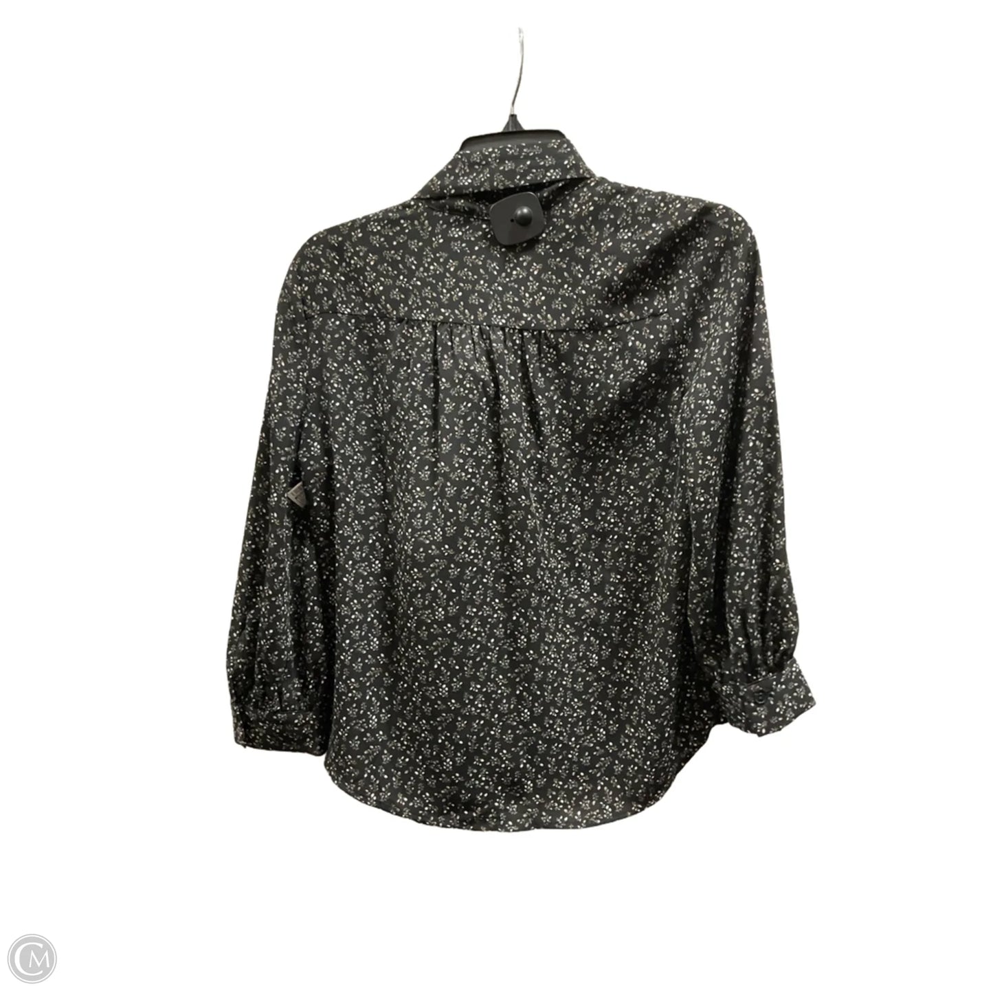 Top Long Sleeve By Banana Republic In Black, Size: Xs