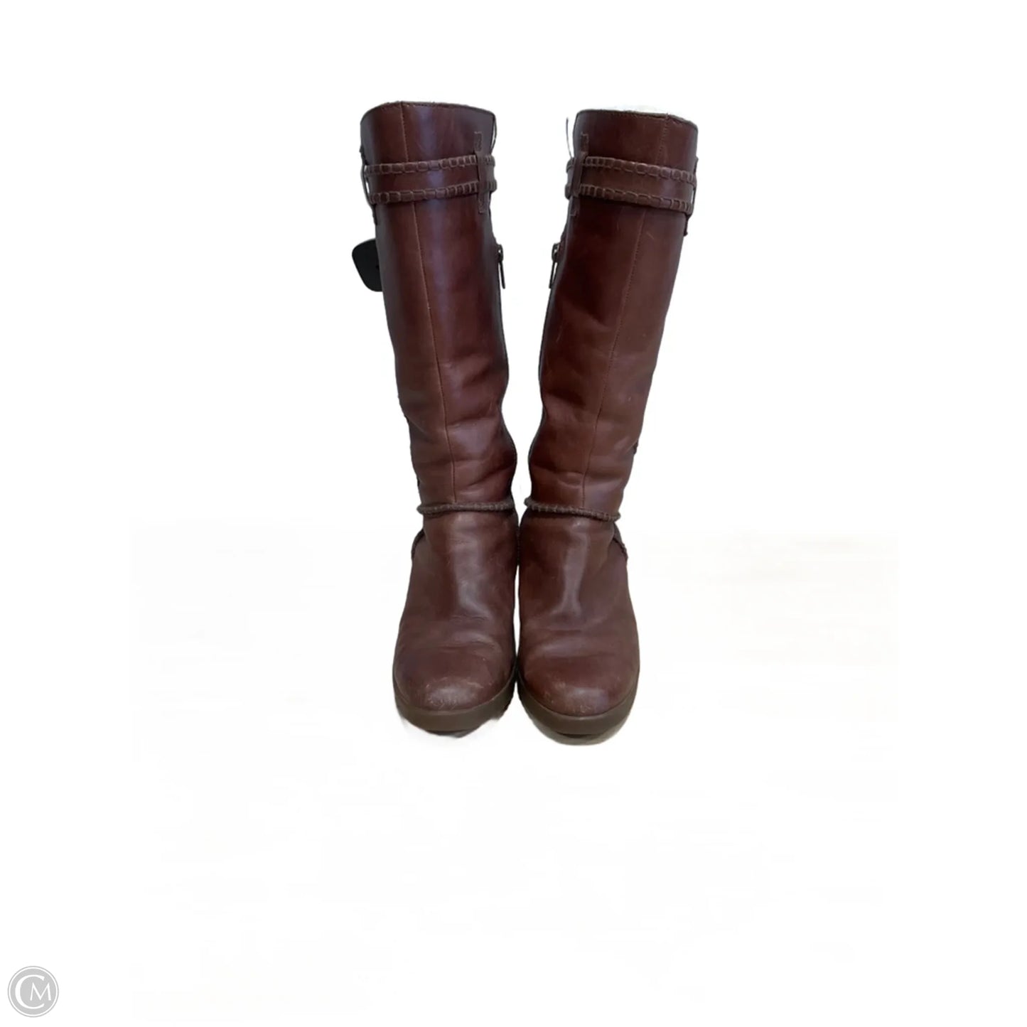 Boots Designer By Ugg In Brown, Size: 8