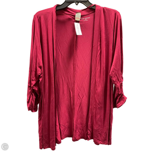 Cardigan By Lane Bryant In Red, Size: 2x