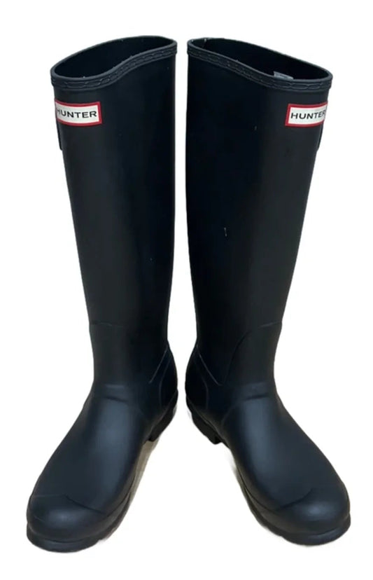 Boots Rain By Hunter In Black, Size: 10