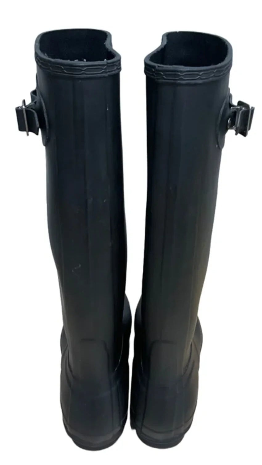Boots Rain By Hunter In Black, Size: 10