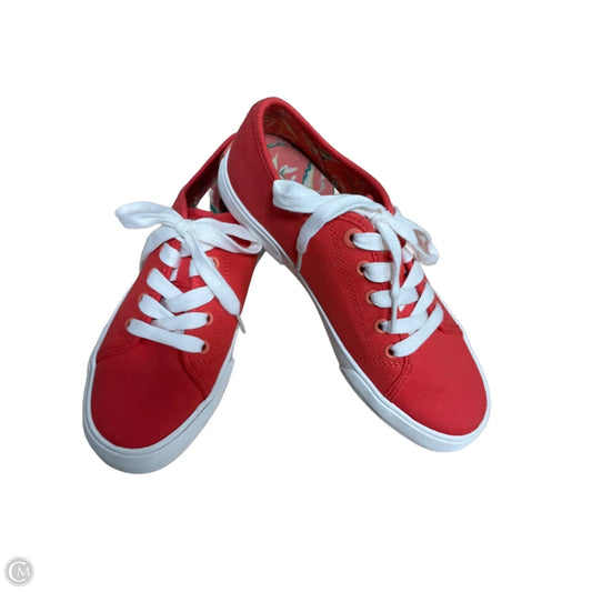 Shoes Sneakers By Vionic In Orange, Size: 7