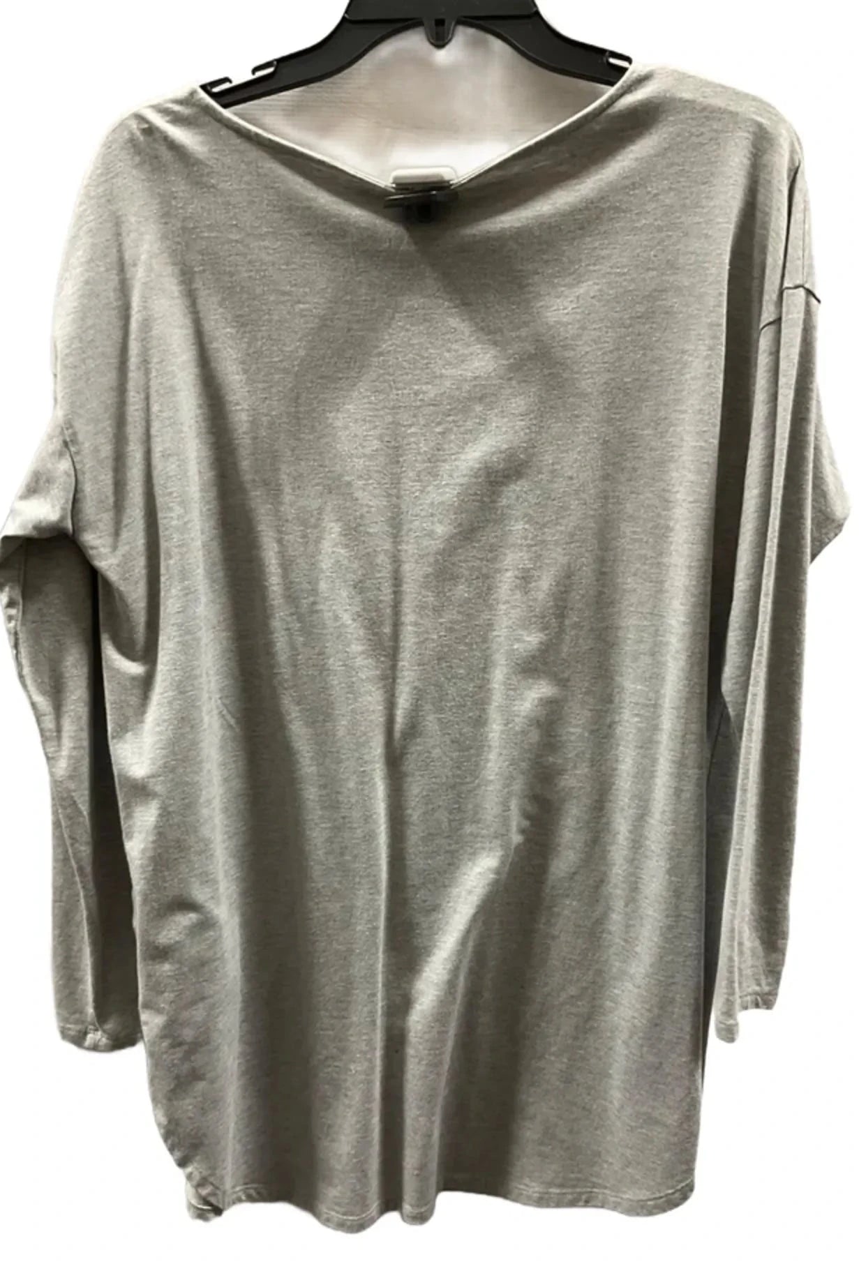 Top Long Sleeve Basic By J. Jill In Grey, Size: M