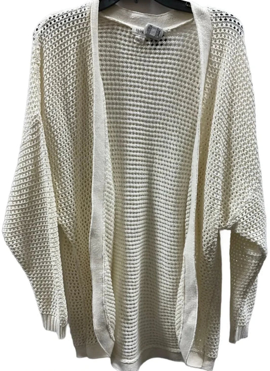 Cardigan By Upwest In Cream, Size: L