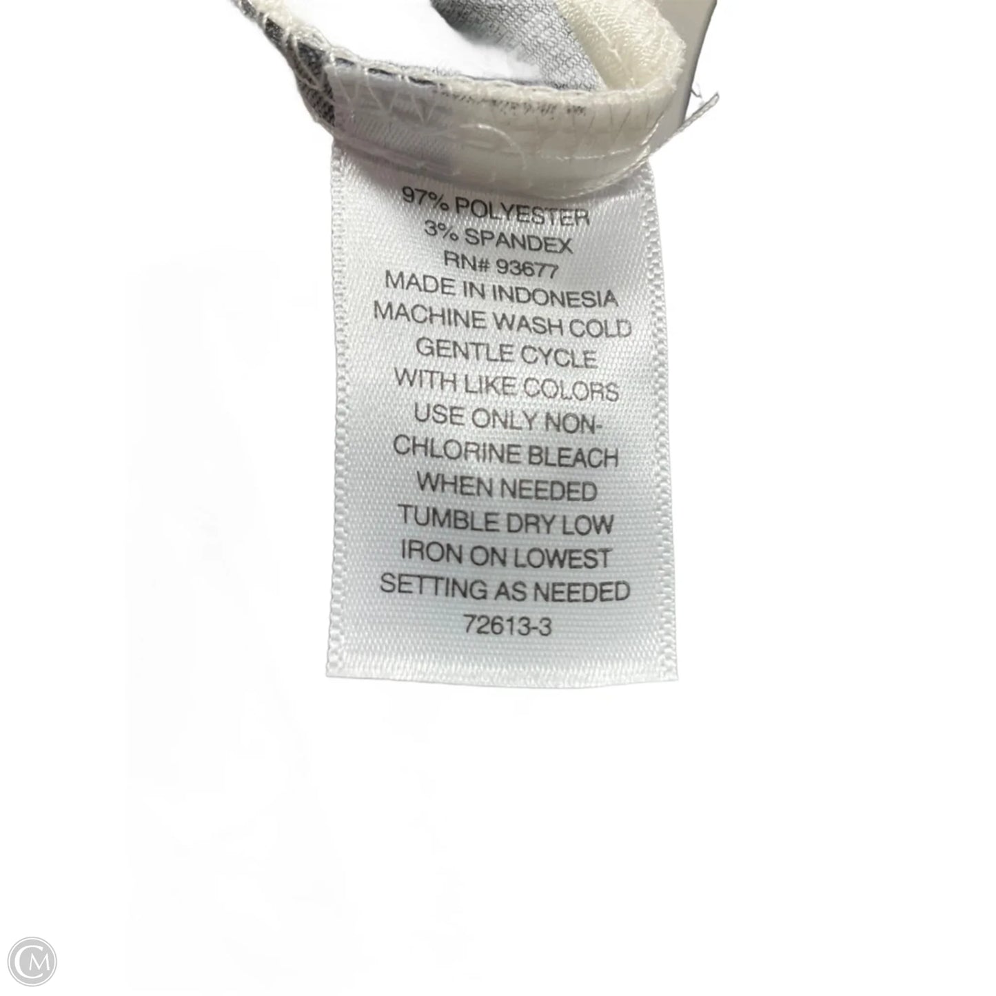 Top Long Sleeve By Worthington In Polkadot Pattern, Size: M