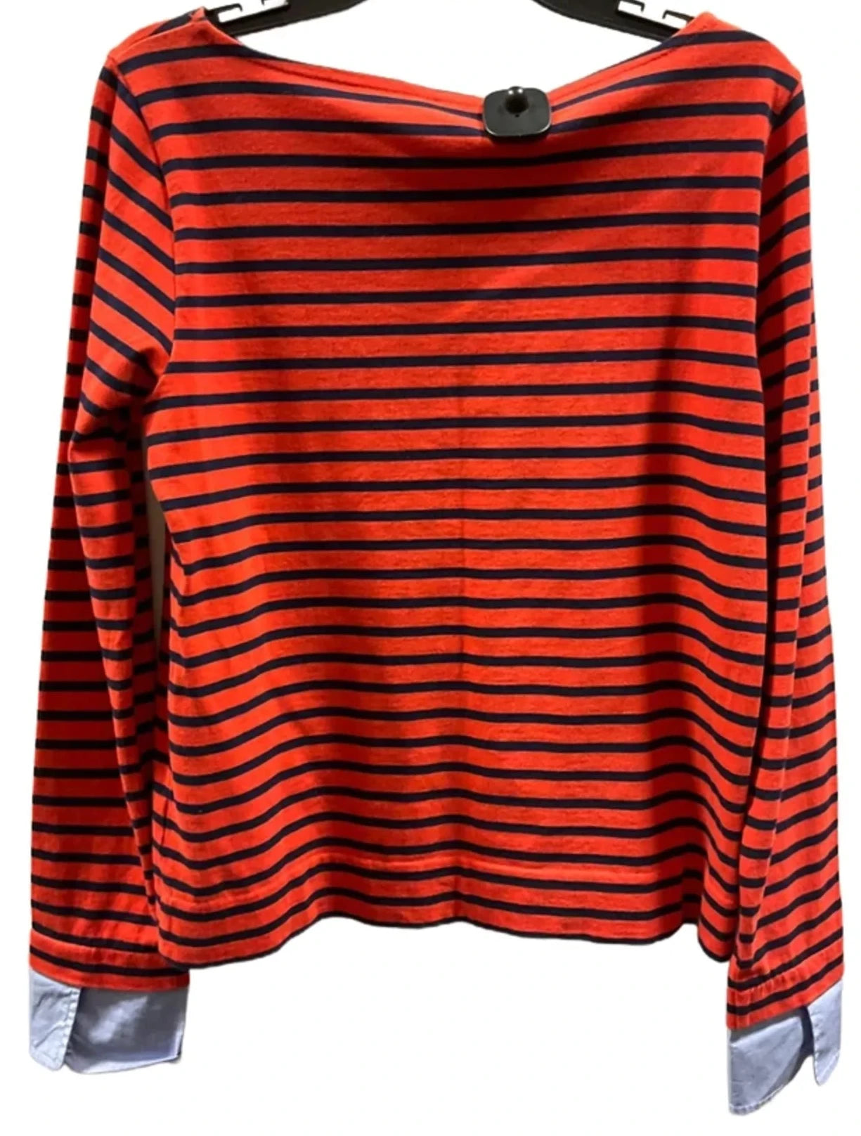 Top Long Sleeve By J. Crew In Striped Pattern, Size: M