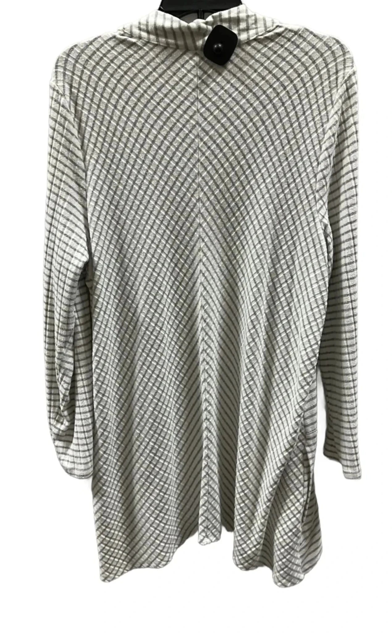 Cardigan By Chicos In Striped Pattern, Size: Xl