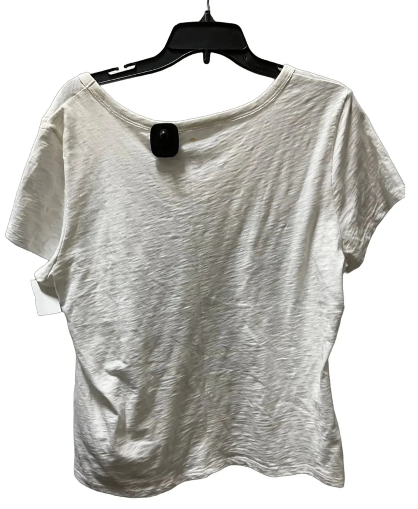 Top Short Sleeve Basic By C And C In Cream, Size: Xl