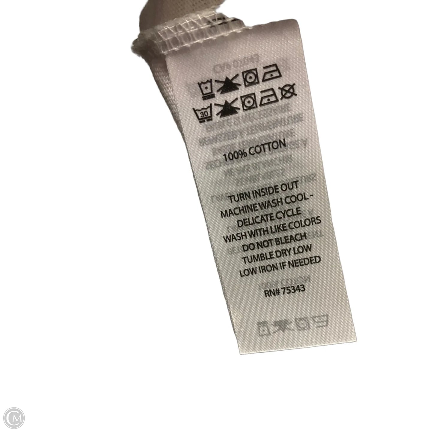 Top Short Sleeve Basic By C And C In Cream, Size: Xl