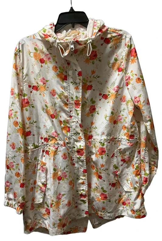 Jacket Other By Cmf In Floral Print, Size: Xl