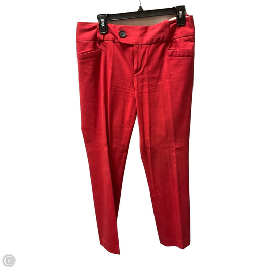 Pants Dress By Banana Republic In Red, Size: 6