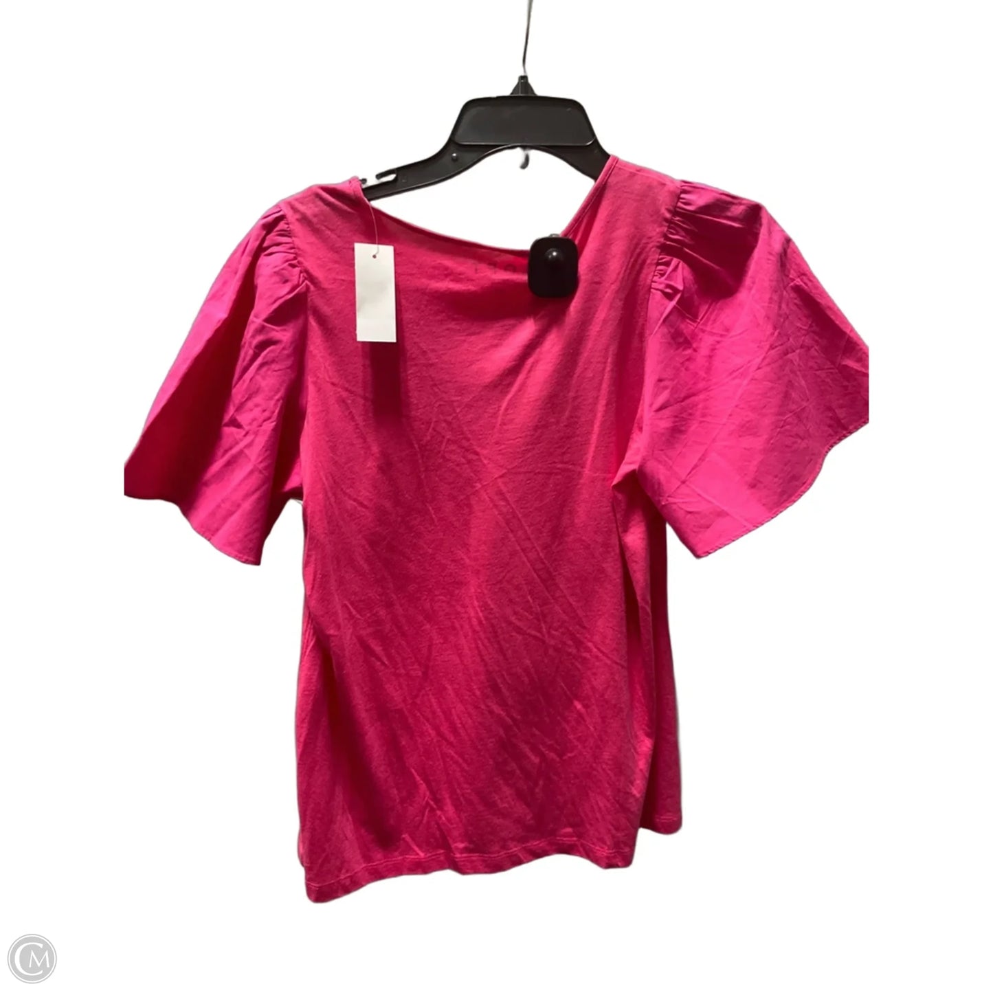 Top Short Sleeve By Loft In Pink, Size: Xs