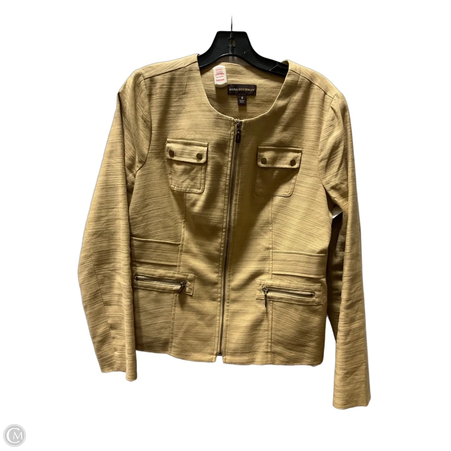 Blazer By Dana Buchman In Tan, Size: M