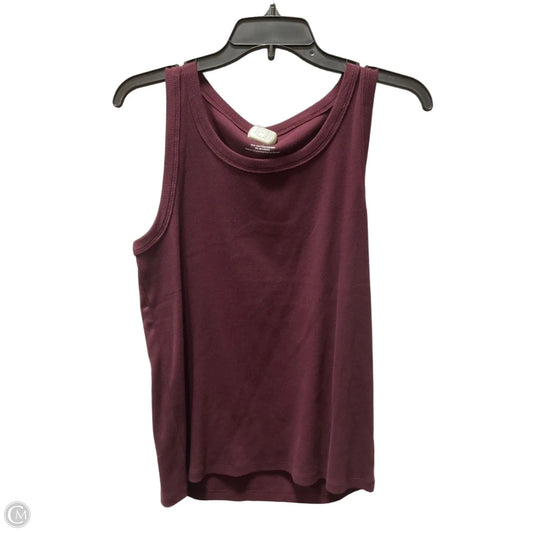 Tank Top By Talbots In Red, Size: L