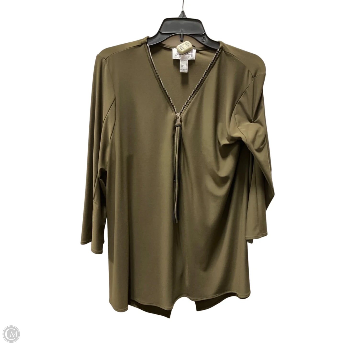Top 3/4 Sleeve By Joseph Ribkoff In Green, Size: L