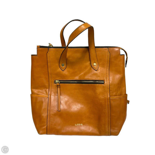 Backpack Leather By Lodis, Size: Small