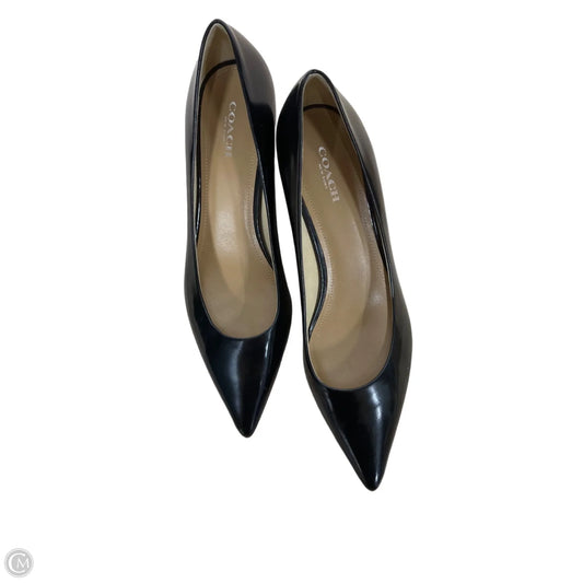 Shoes Designer By Coach In Black, Size: 7.5