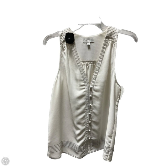 Top Sleeveless By Joie In Cream, Size: M
