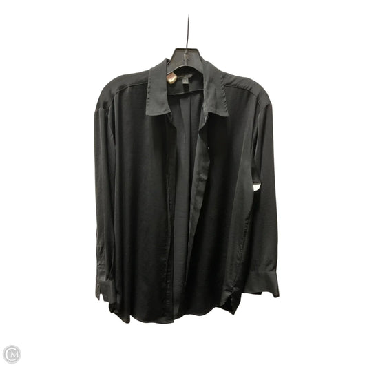 Blouse Long Sleeve By Banana Republic In Black, Size: S