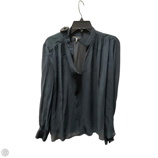 Top Long Sleeve By Rag And Bone In Black, Size: M