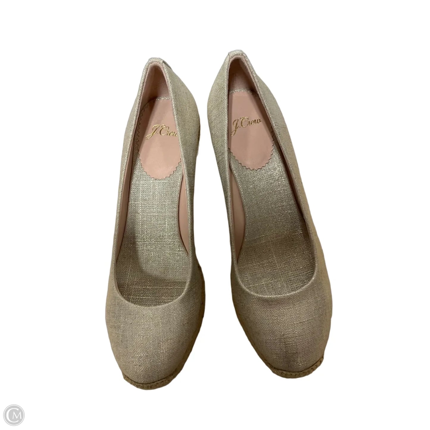 Shoes Heels Platform By J. Crew In Gold, Size: 7