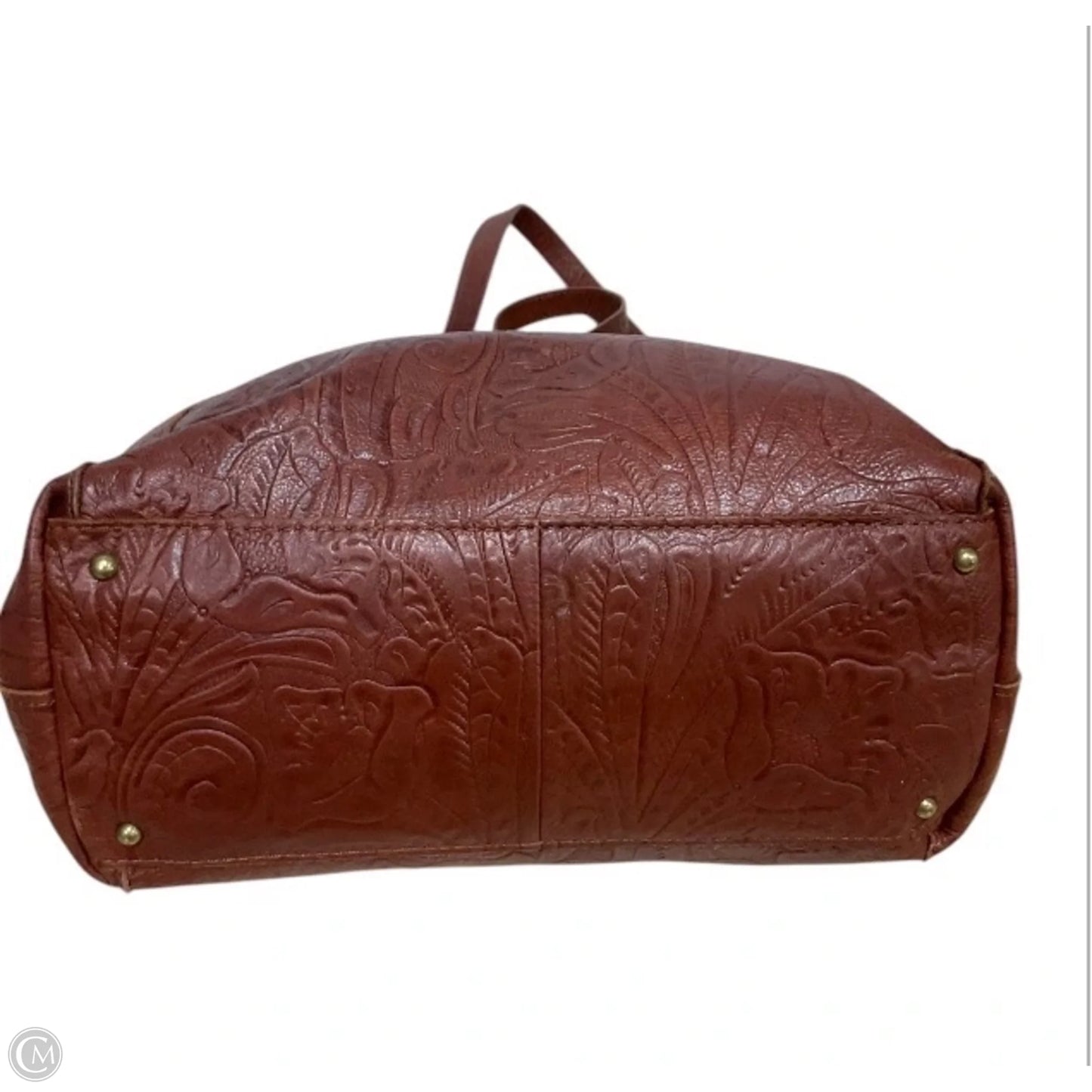 Handbag Leather By Cmc, Size: Medium