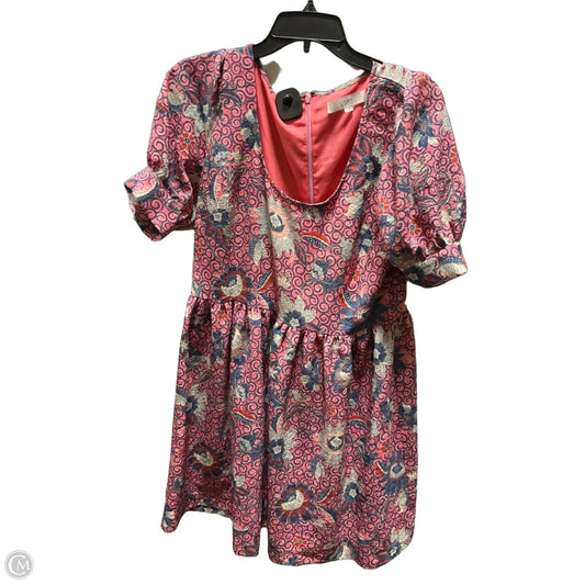 Dress Casual Short By Loft In Pink, Size: M