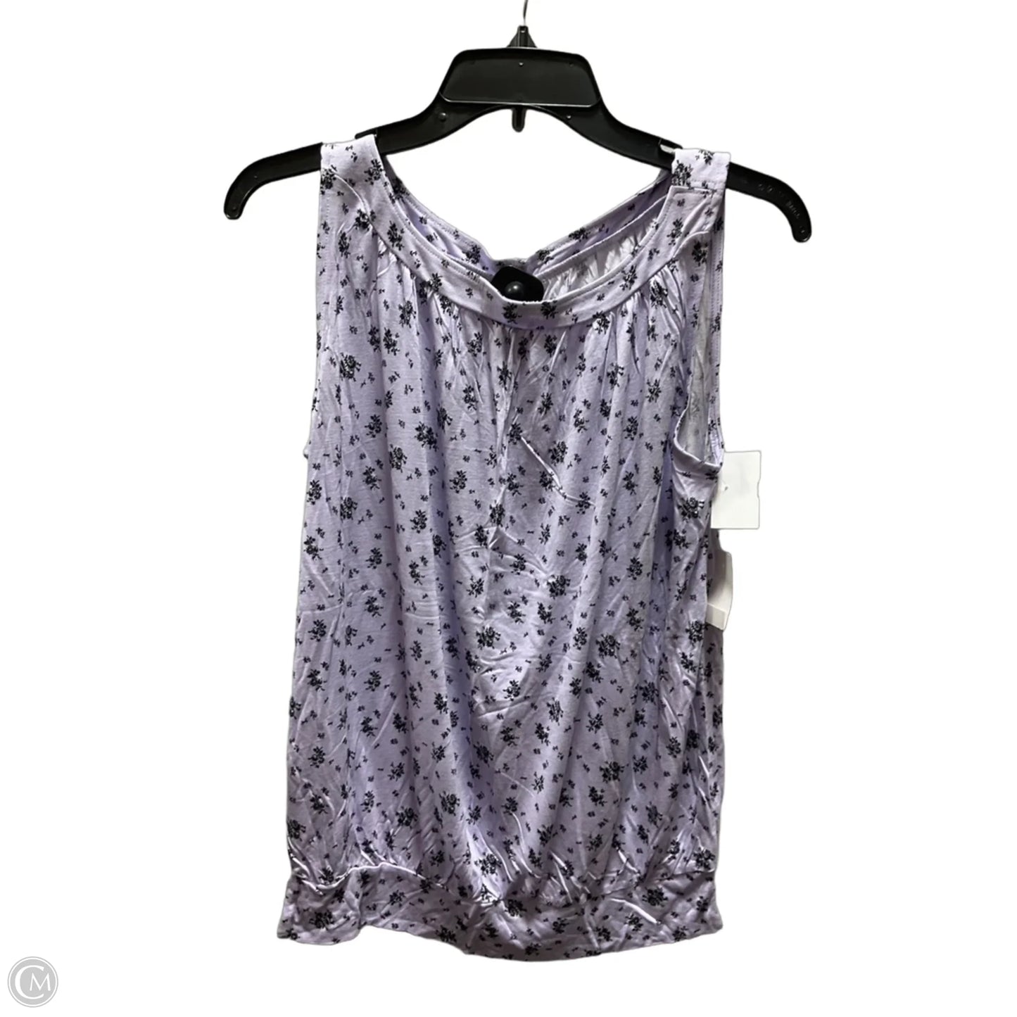 Top Sleeveless By Loft In Purple, Size: M