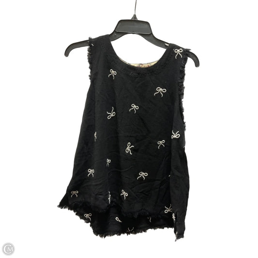 Top Sleeveless By Umgee In Black, Size: M