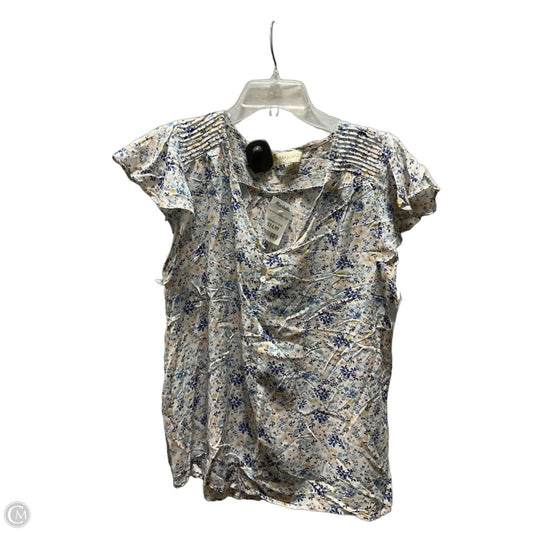 Top Short Sleeve By Cynthia Rowley In Blue, Size: L