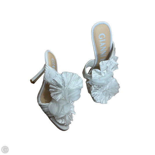 Shoes Heels Stiletto By Gianni Bini In White, Size: 7.5