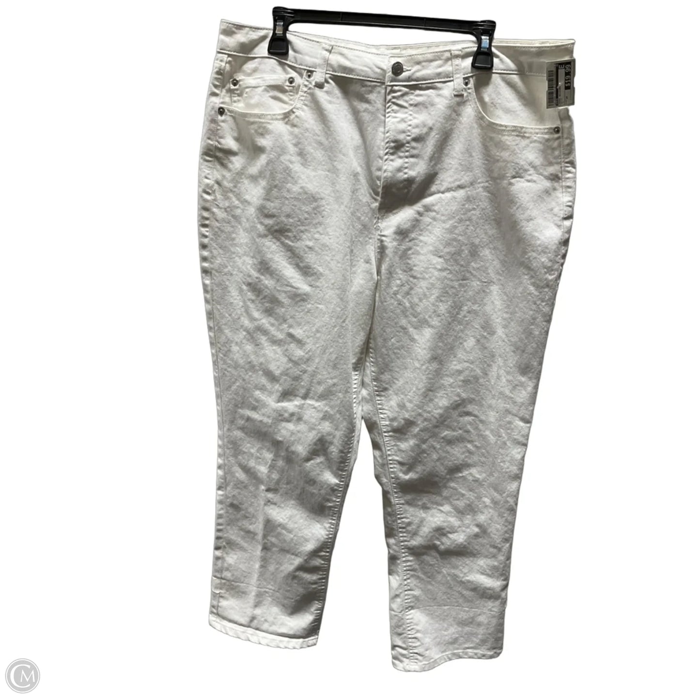 Jeans Designer By Frye In White, Size: 14