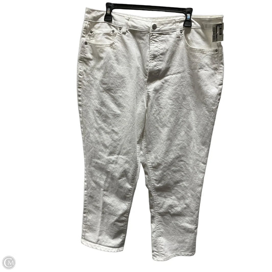 Jeans Designer By Frye In White, Size: 14