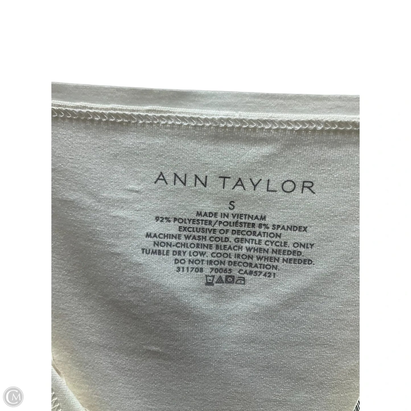 Top Cami By Ann Taylor In Cream, Size: S