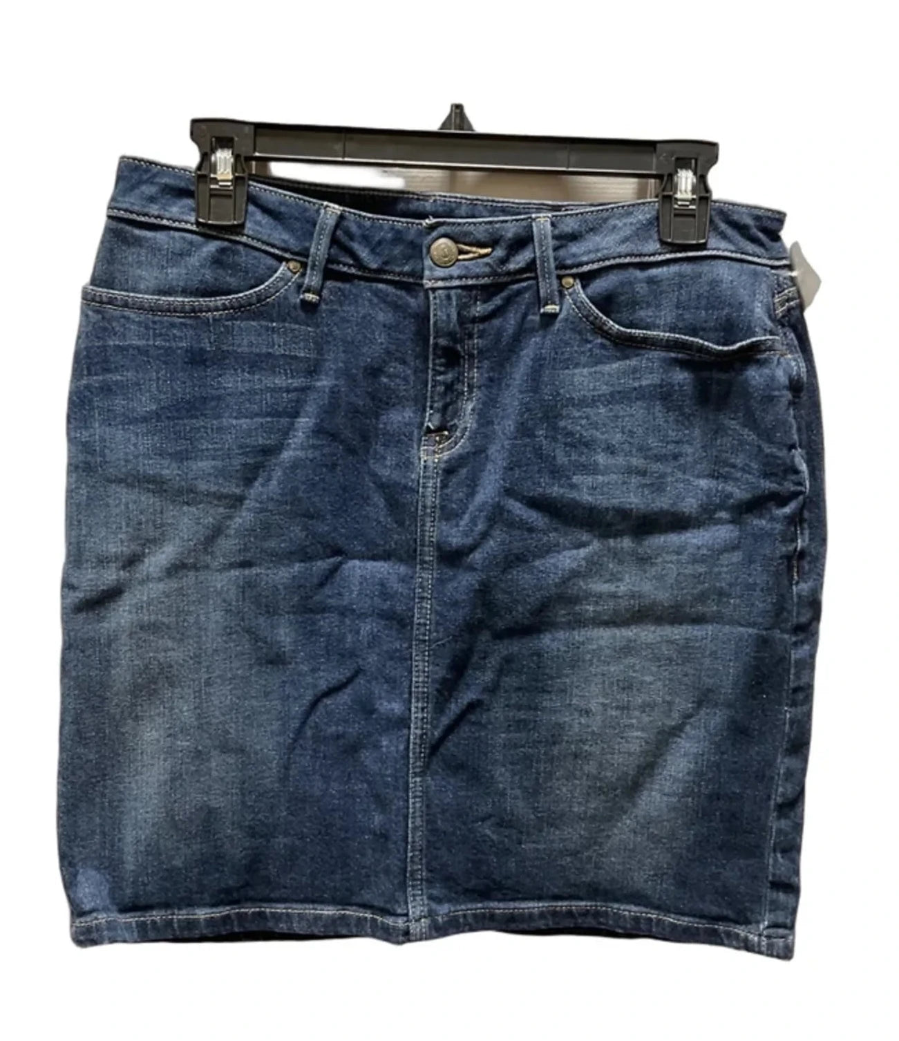 Skirt Mini & Short By Banana Republic In Blue Denim, Size: 6