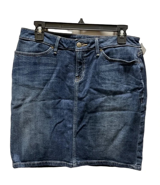 Skirt Mini & Short By Banana Republic In Blue Denim, Size: 6