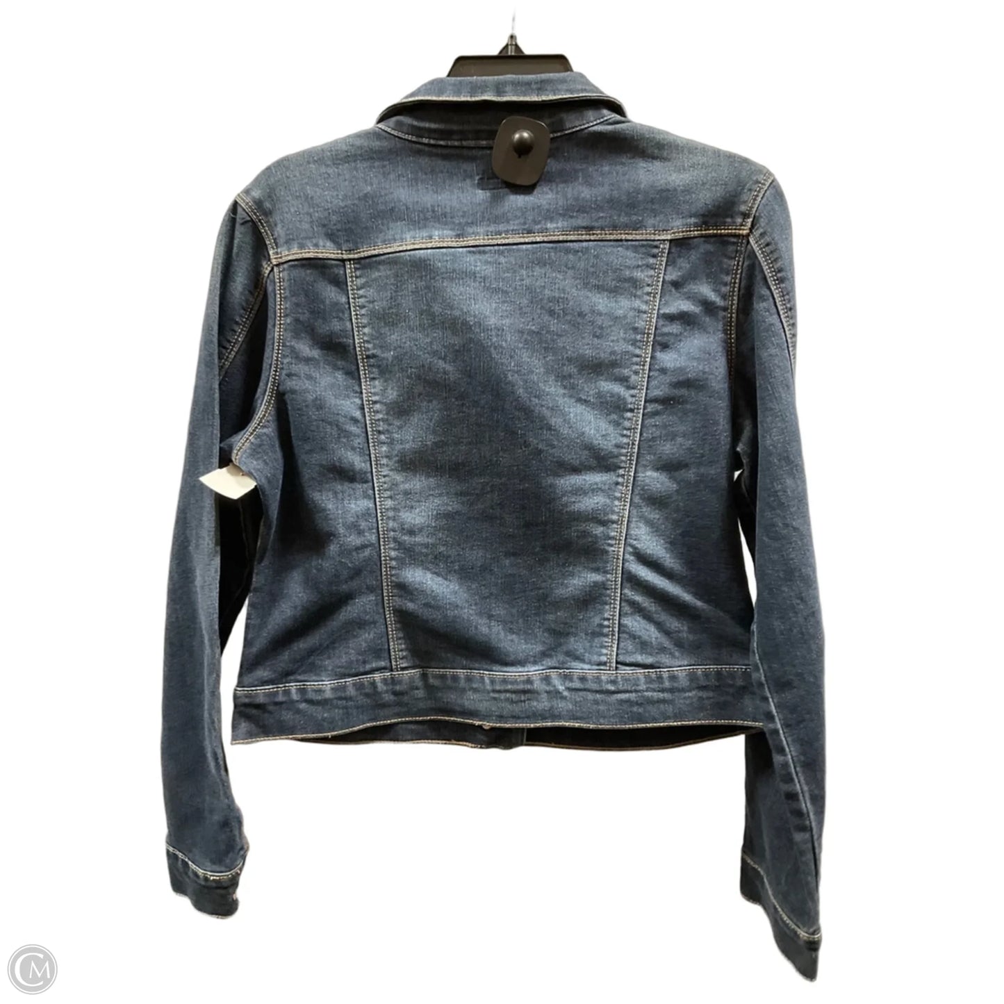 Jacket Denim By Falls Creek In Blue Denim, Size: M