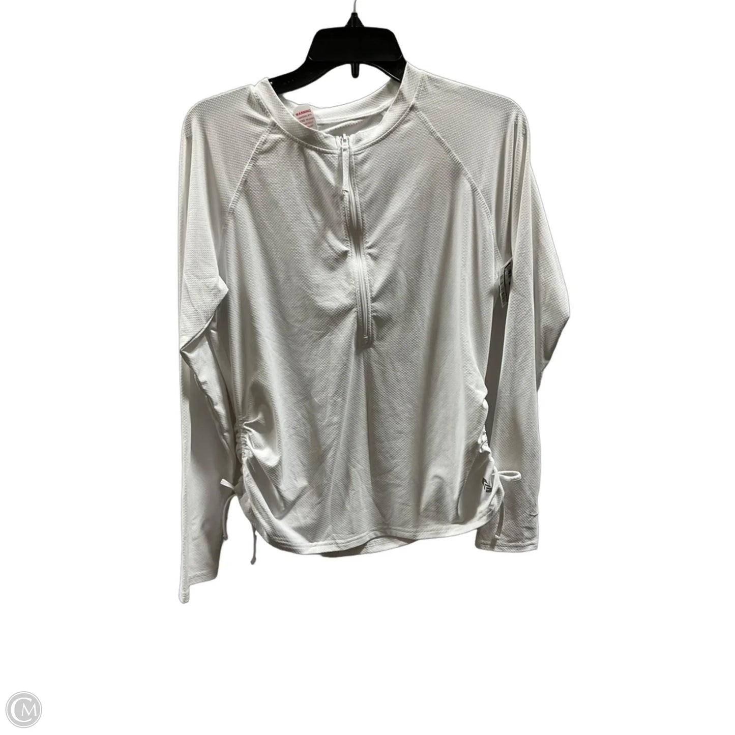 Athletic Jacket By Free Country In White, Size: M