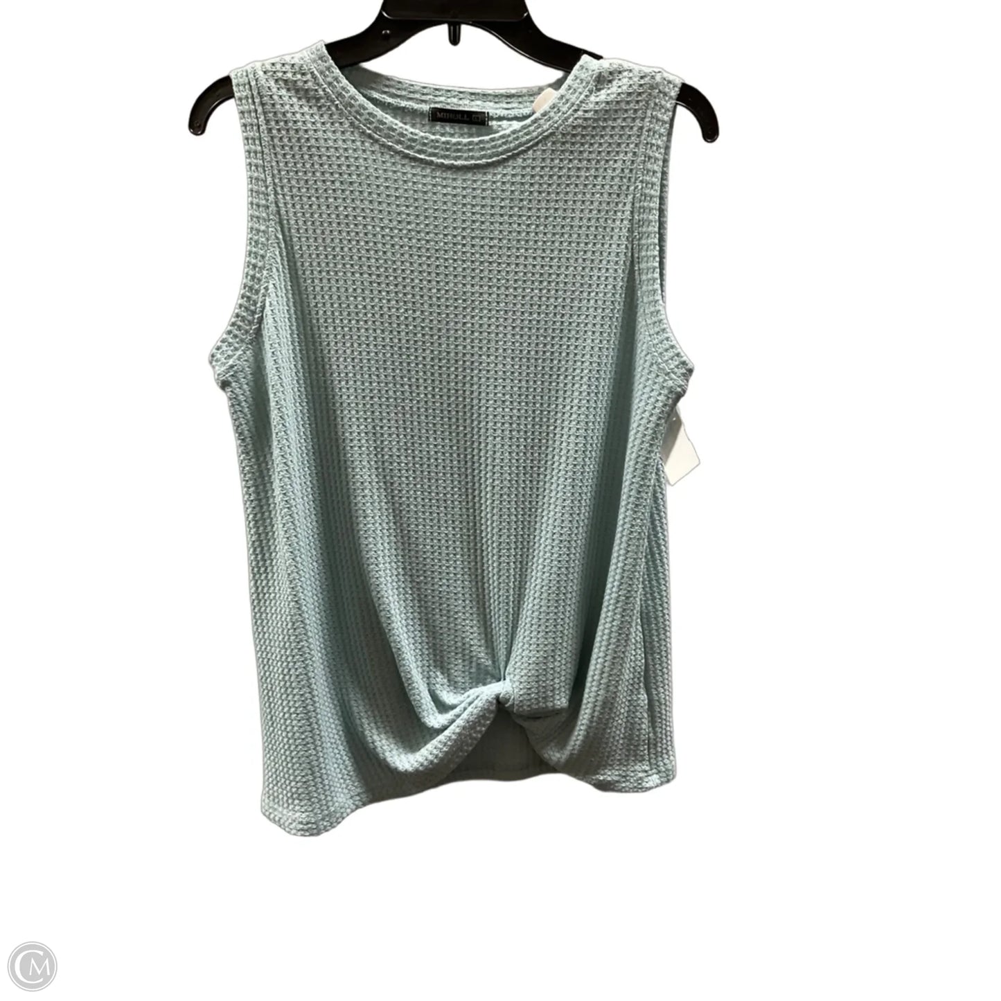 Top Sleeveless Basic By Cmf In Teal, Size: L