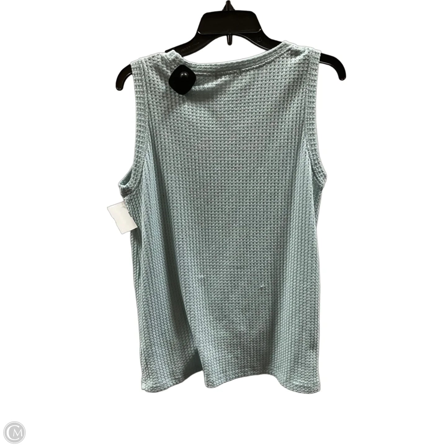 Top Sleeveless Basic By Cmf In Teal, Size: L