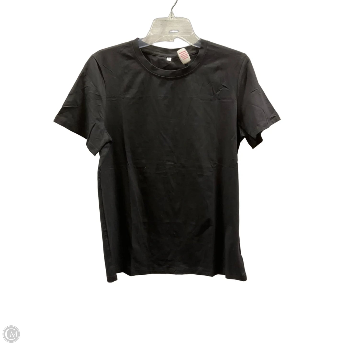 Top Short Sleeve Basic By Cmf In Black, Size: M